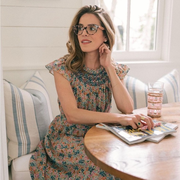 Doen Dresses & Skirts - DOEN VIOLETTA DRESS CREAM LADY BIRD FLORAL